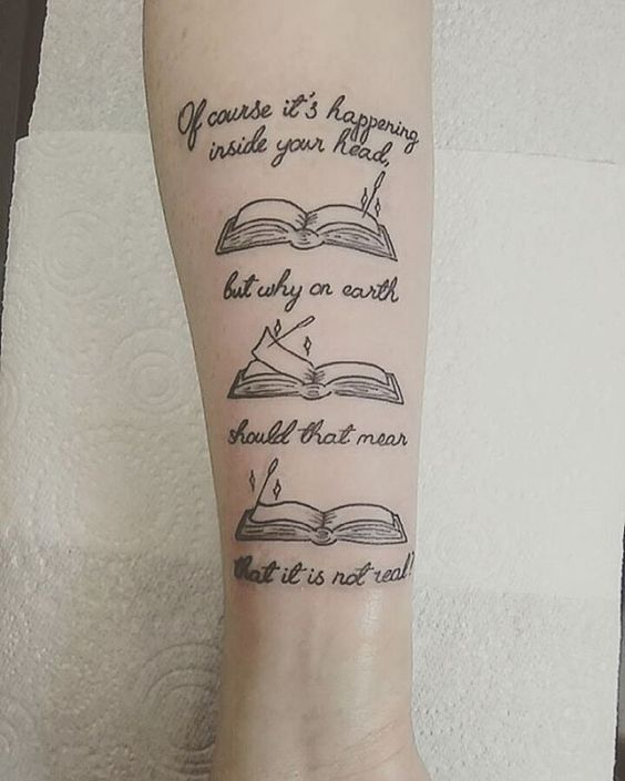 ðŸ¥‡29 MEJORES Tatuajes de libros para adictos a la lecturaã€�TOP 2019ã€‘