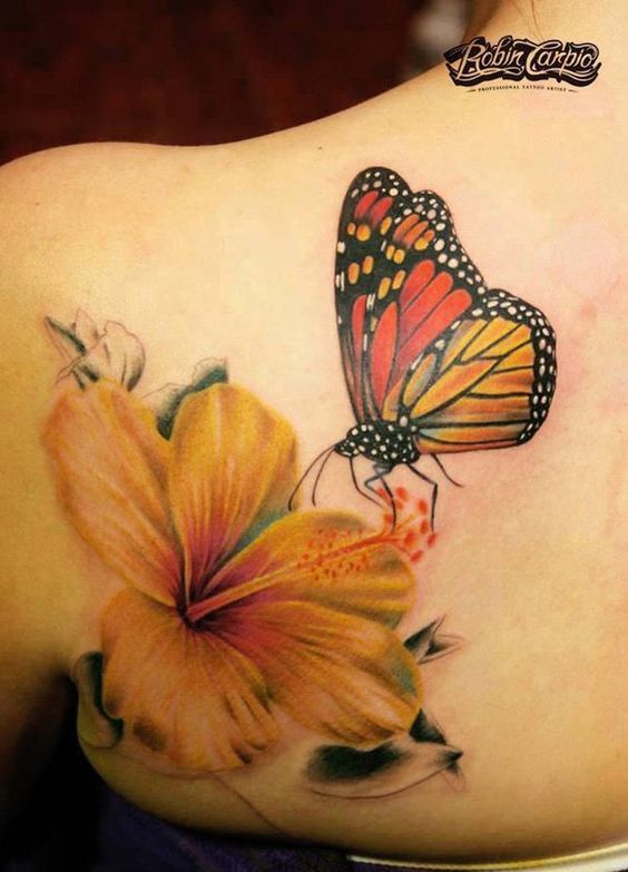 tatuajes de mariposas para mujeres