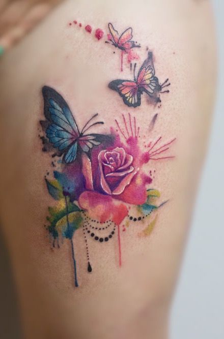 tatuajes de mariposas para mujeres