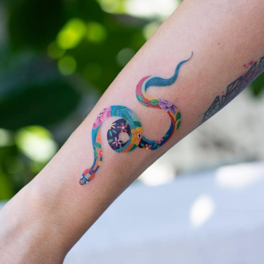 19 Tatuajes de serpientes y su significado
