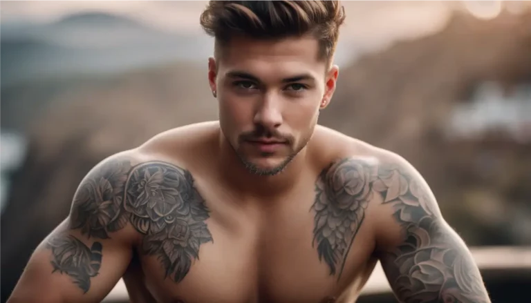 tatuajes pecho y hombro