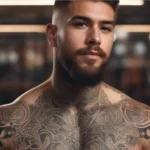 La tendencia de los tatuajes en el cuello de los hombres