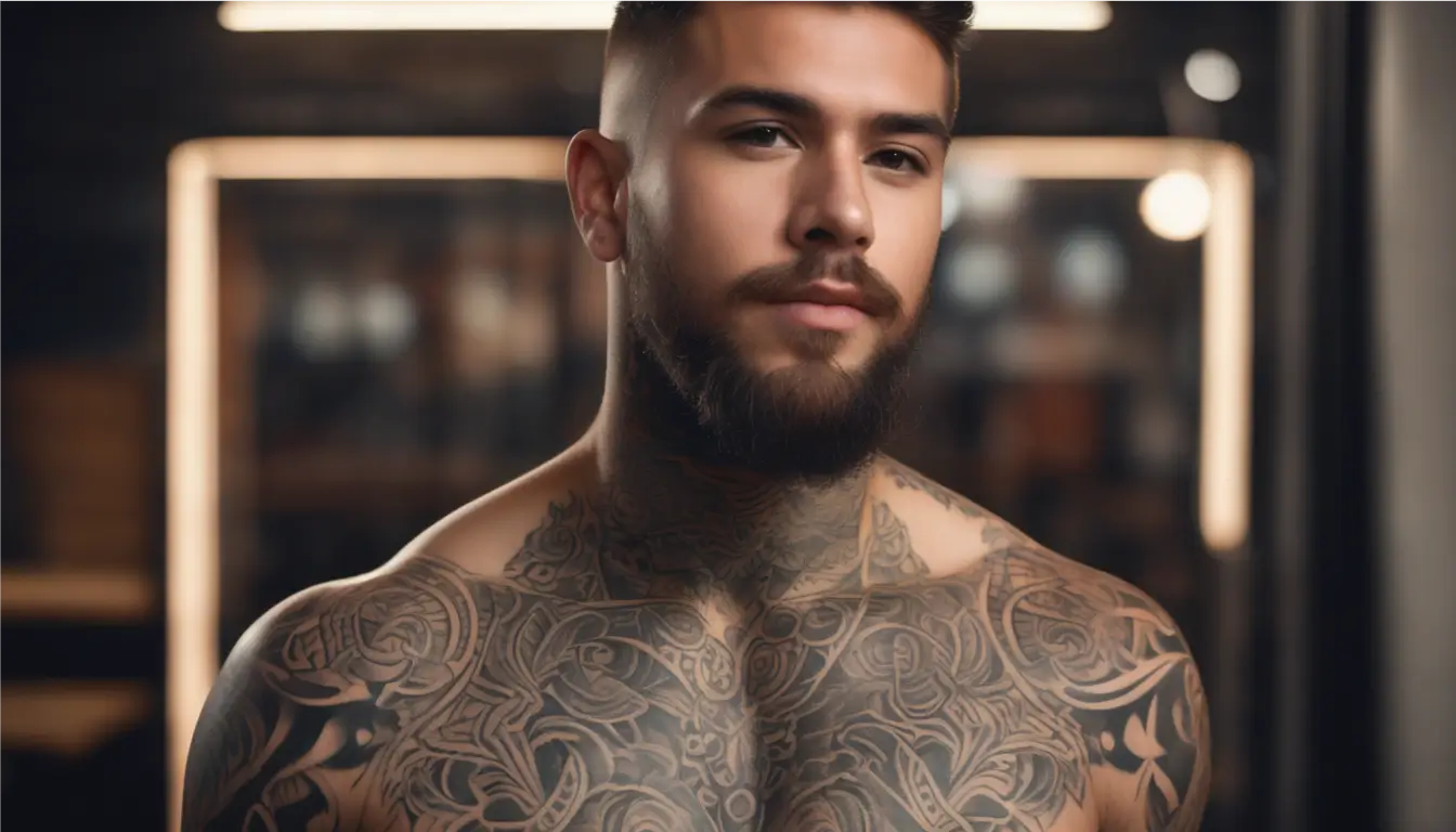 tatuajes cuello hombres
