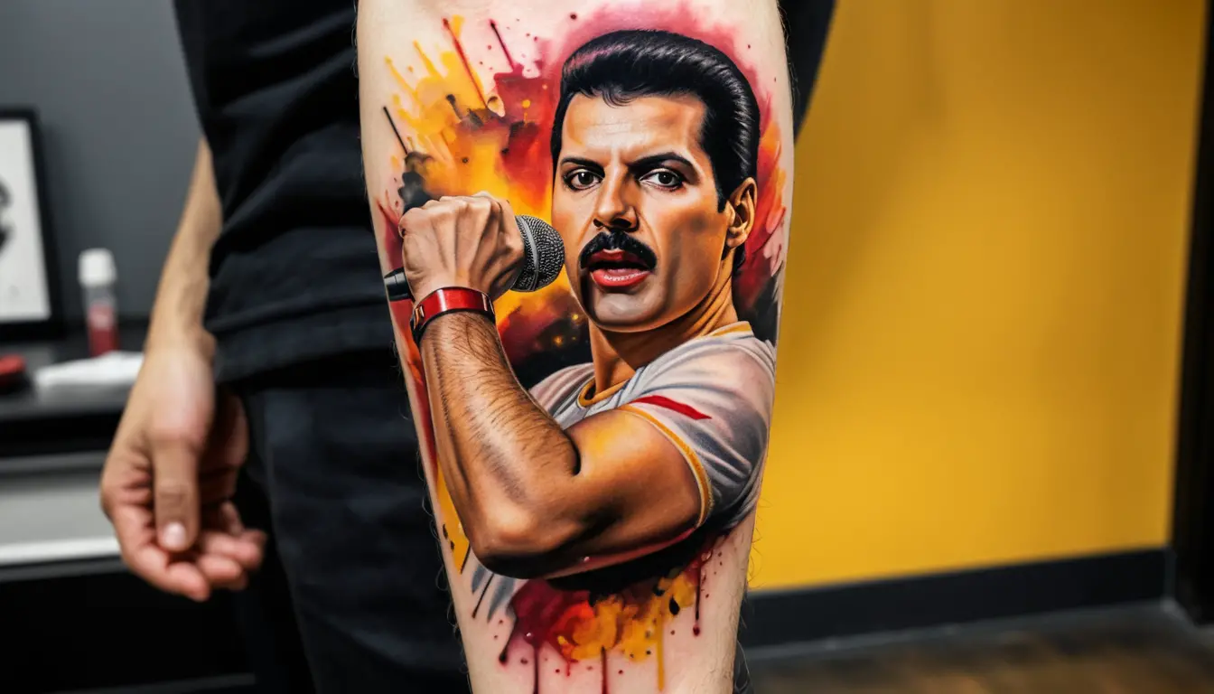 Tatuajes Freddie Mercury: inspiración y homenaje al ícono del rock