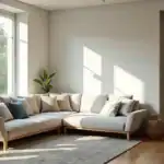Trucos deco con colchón limpio, dos sofás, ventanas schüco pvc y portal